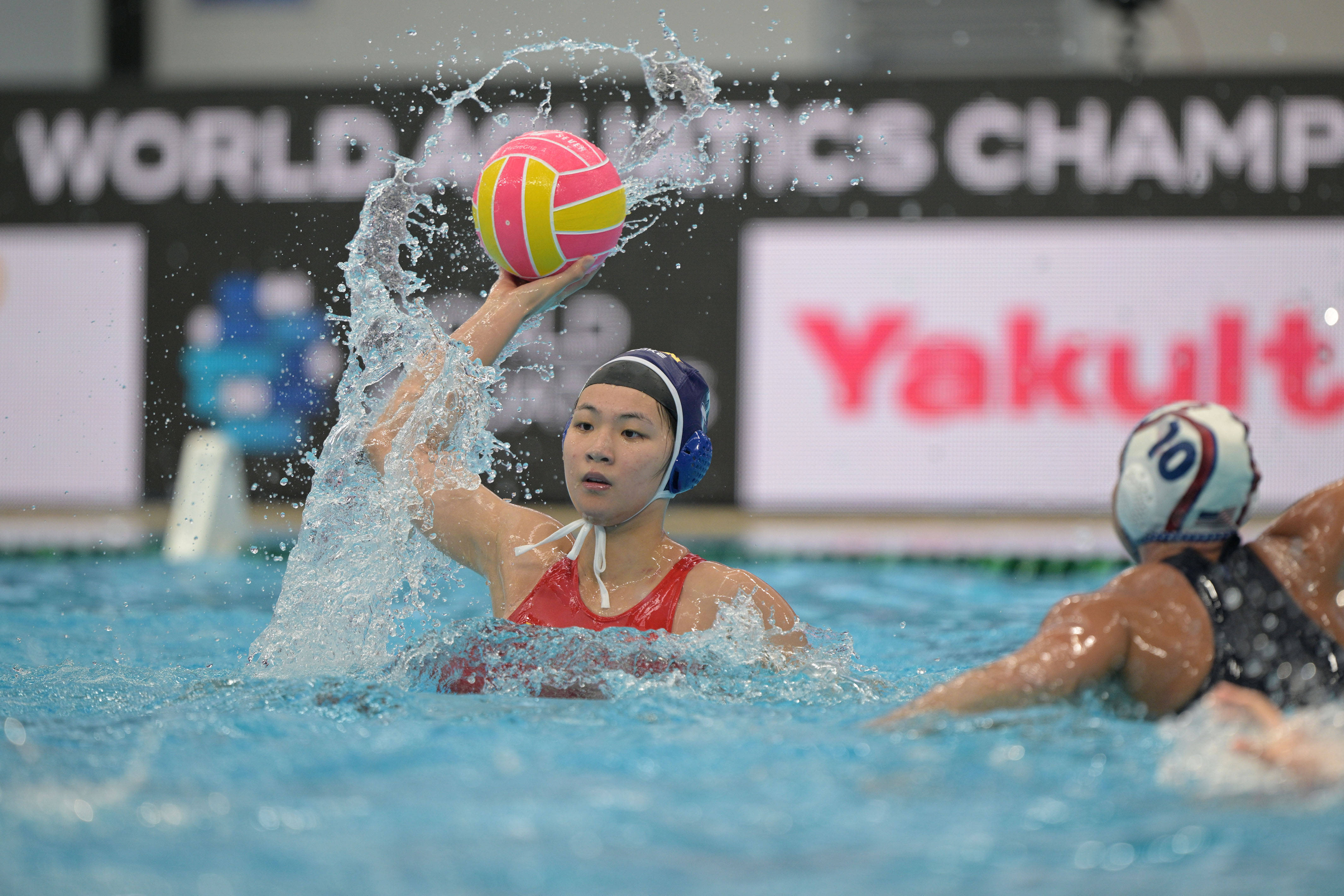 （体育）游泳——世锦赛女子水球：中国队负于美国队