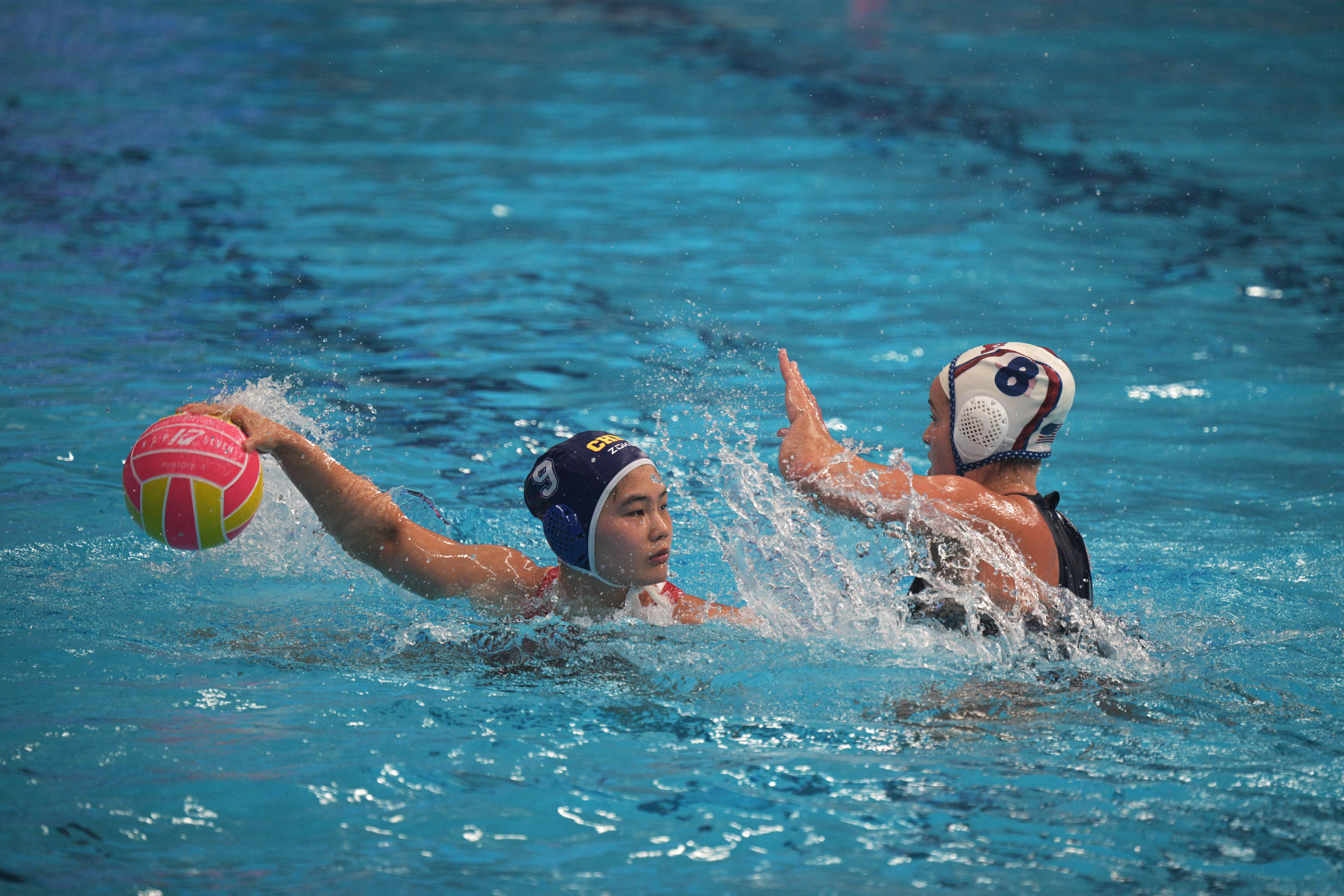 （体育）游泳——世锦赛女子水球：中国队负于美国队