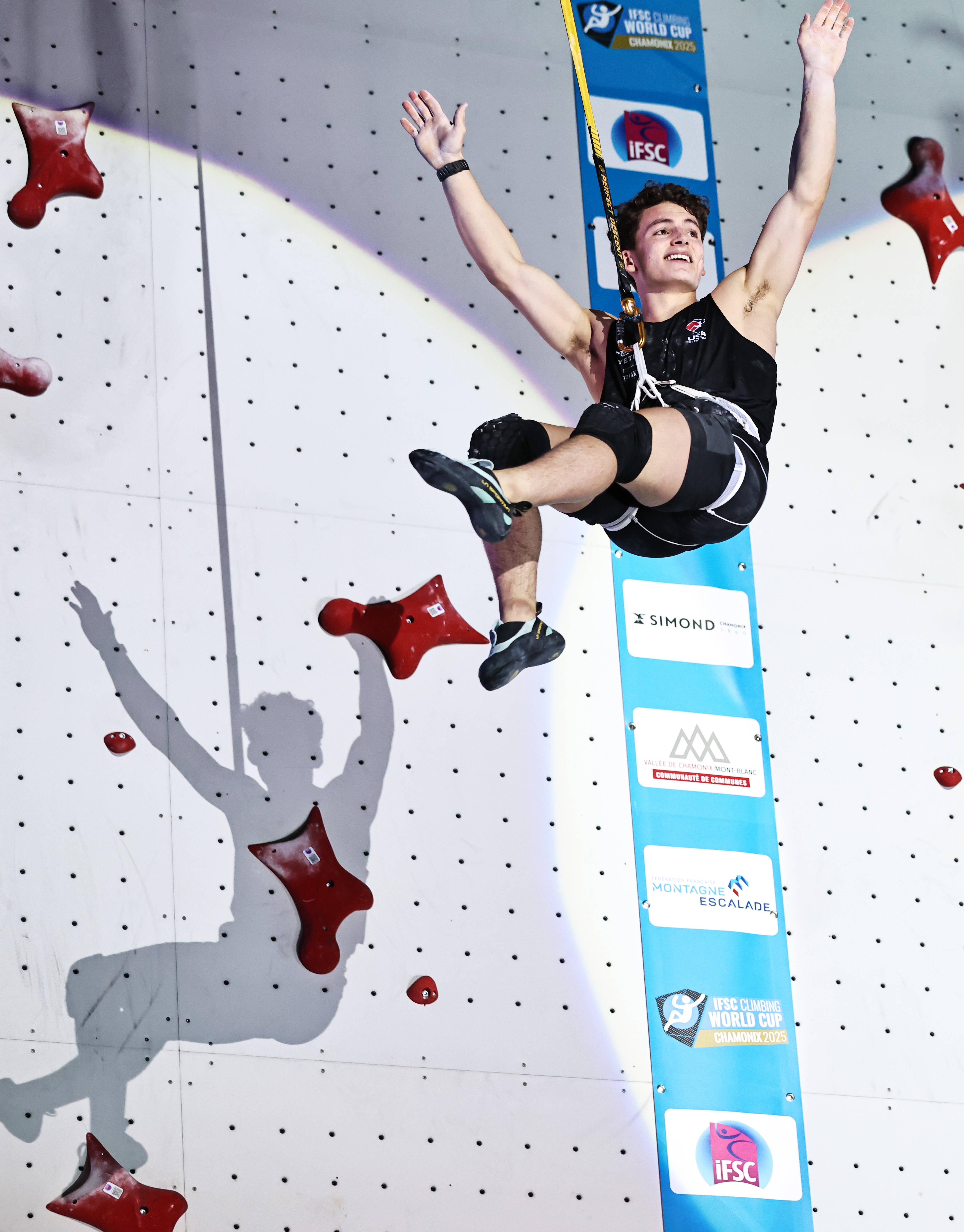 攀岩世界杯霞慕尼站丨男子速度决赛赛况