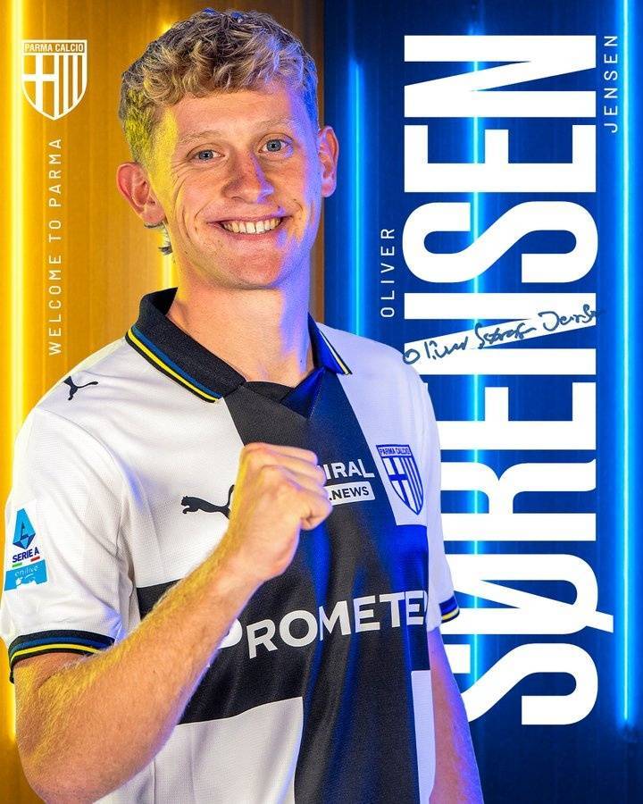 开云体育-官方：帕尔马签下中日德兰中场索伦森 据悉转会费总价1000万欧